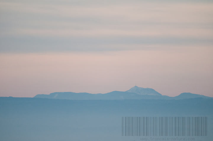 Vue sur le puy de Dôme au Vilhain